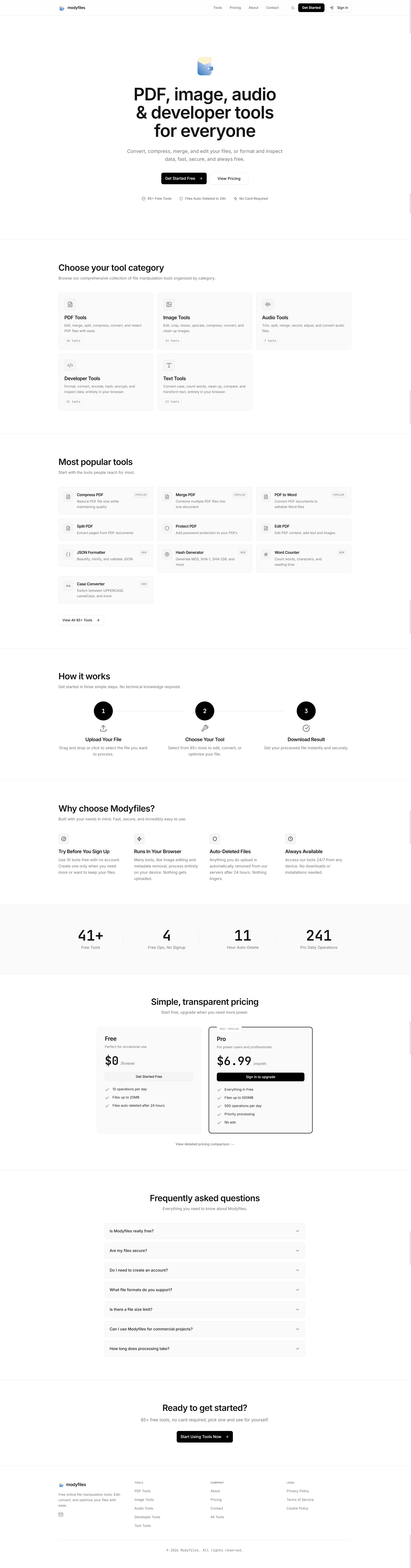 Modyfiles screenshot 1