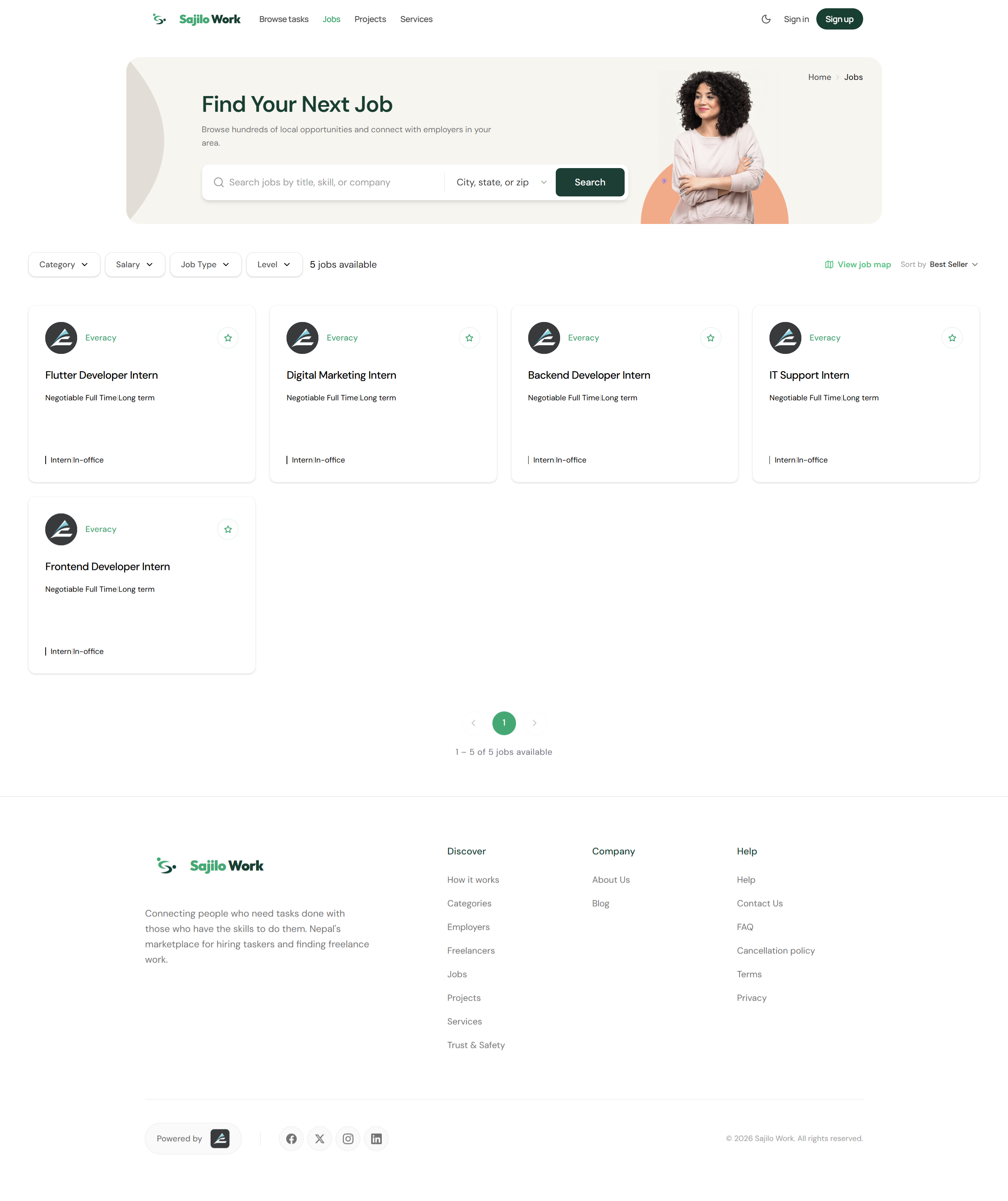 SajiloWork screenshot 2